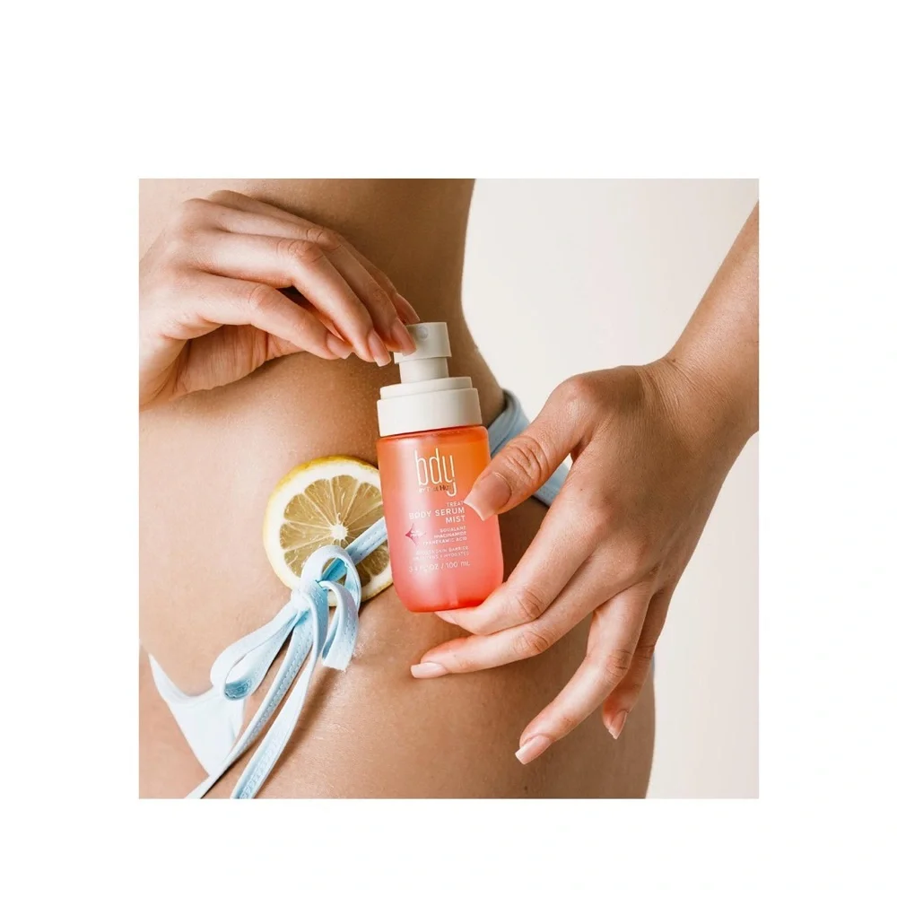 bdy Mini Brightening Dual Phase Body Serum Mist with Niacinamide + Squalane